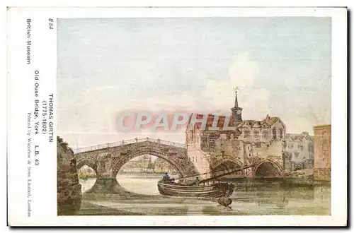 Thomas Girtin Old House Birdge York