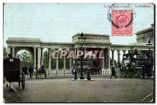 Cartes postales Hyde park Corner London