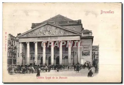 Ansichtskarte AK Bruxelles Theatre Royal de la Monnaie