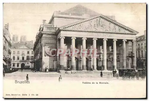 Cartes postales Bruxelles Theatre de la Monnale
