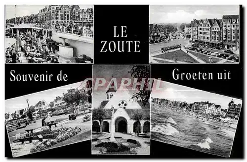 Cartes postales Le Zoute Souvenir de Groeten uit Ern Thill Bruxelles