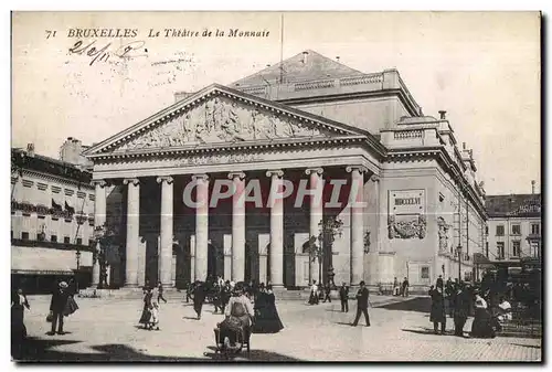 Cartes postales Bruxelles Le Theatre de la Monnaie