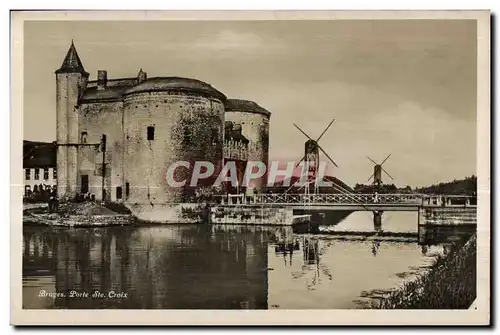 Ansichtskarte AK Bruges Porte Ste Croix Moulins Moulins Windmill