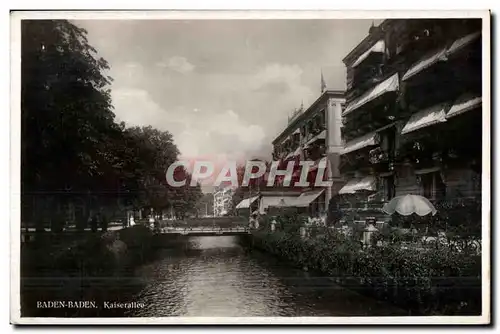 Cartes postales Baden Baden Kaiserallee