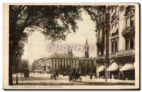 Cartes postales Wiesbaden Wilhelmstrasse