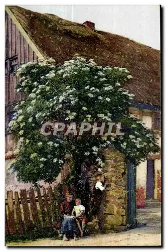 Cartes postales Fantaisie Maison a la campagne