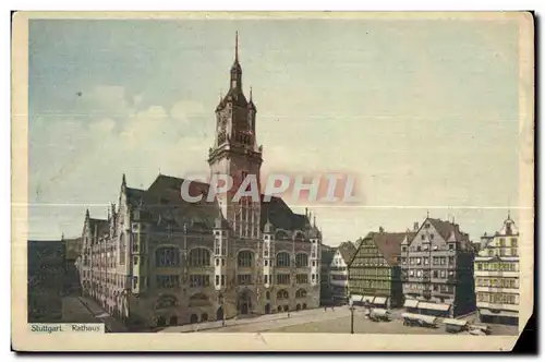 Cartes postales Stuttgart Rathaus