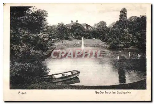 Cartes postales Essen Grober Teich im Stadtgarten