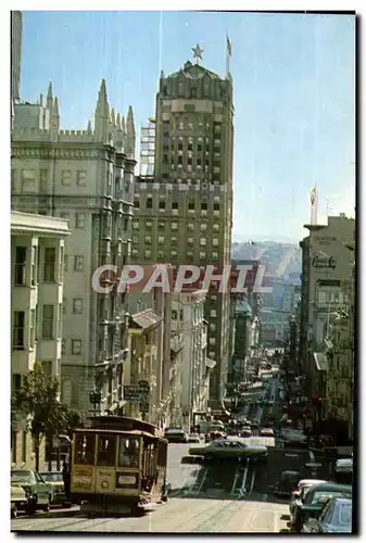Ansichtskarte AK San Francisco the Powell street cable car