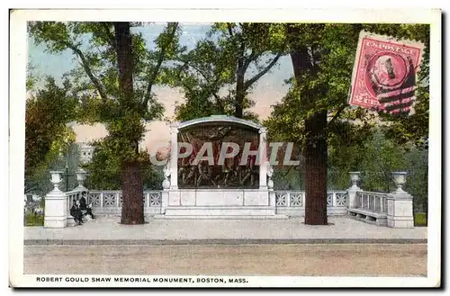 Ansichtskarte AK Robert Could Shaw Memorial Monument Boston Mass