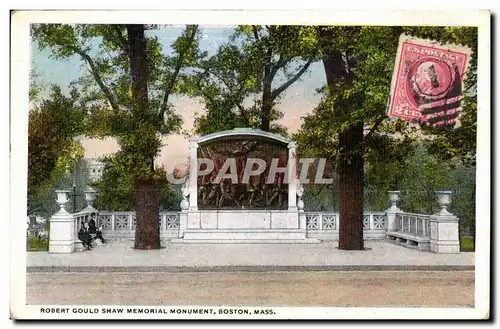 Cartes postales Robert Could Shaw Memorial Monument Boston Mass