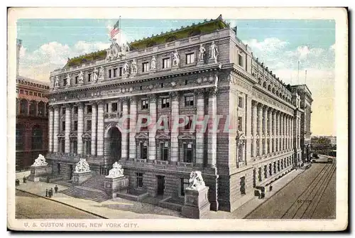 Ansichtskarte AK US Custom House New York City