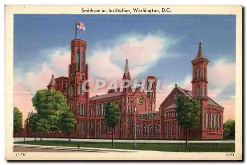 Cartes postales Smithsonian Institution Washington D C