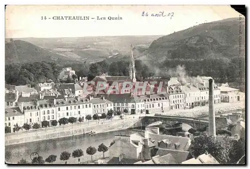 Chateaulin - Les Quais - Cartes postales