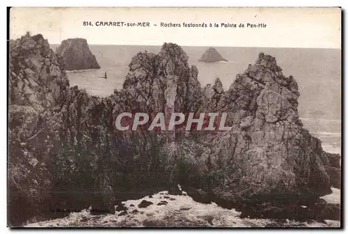 Camaret sur Mer - Rochers Festonnes a la Pointe de Pen-Hir - Cartes postales