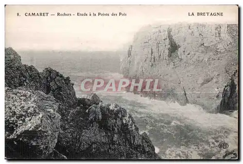 Camaret sur Mer - Rochers - Etude a la Pointe des Pois - Ansichtskarte AK