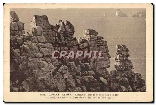 Camaret sur Mer - Curieux Rochers de la Pointe de Pen Hir - Cartes postales