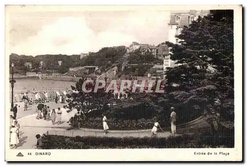 Dinard - Entree de la Plage - Cartes postales