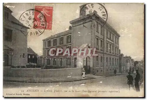 Ancenis - L Ecole Joubert - Rue de la Gare - Ansichtskarte AK