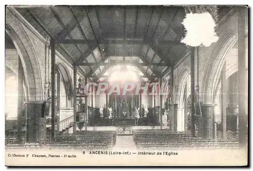 Ancenis - Interieur de l Eglise - Cartes postales