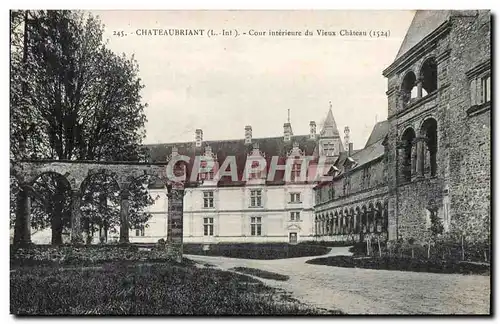 Chateaubriant - Cour Interieure du Vieux Chateau - Ansichtskarte AK