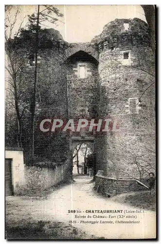 Chateaubriant - Entree du Chateau Fort - Cartes postales