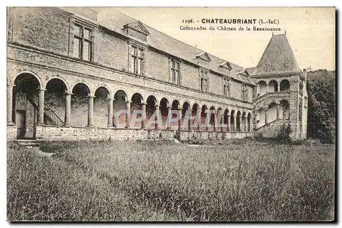 Chateaubriant - Colonnades du Chateau de la Renaissance - Cartes postales