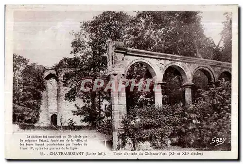 Chateaubriant - Tour d Entree du Chateau Fort - Cartes postales