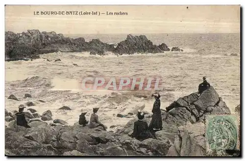 Cartes postales Le Bourg de Batz Les rochers