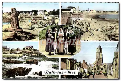 Cartes postales Batz Sur Mer Le Menhir et la Plage