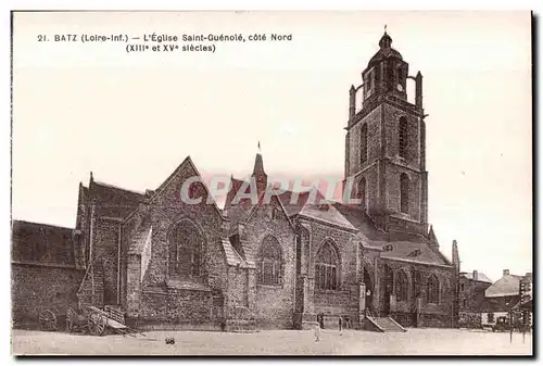 Cartes postales Batz L Eglise Saint Guenole cote Nord