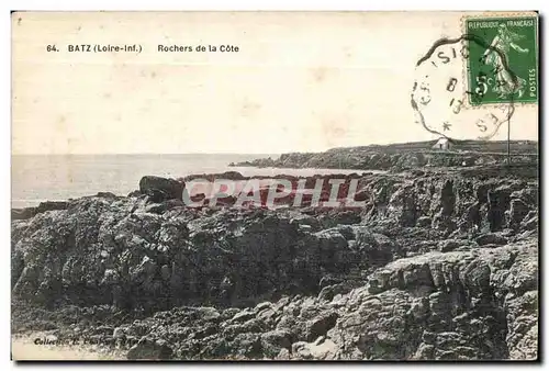 Cartes postales Batz Rochers de la Cote