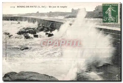 Cartes postales Bourg De Batz Un jour de tempete