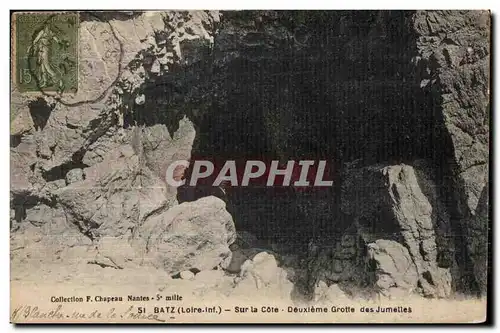 Cartes postales Batz Sur la Cote Deuxleme Grotte des Jumelles