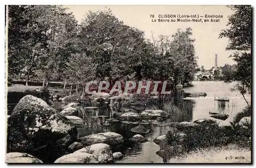 Clisson - Environs la Sevre au Moulin Neuf - Ansichtskarte AK