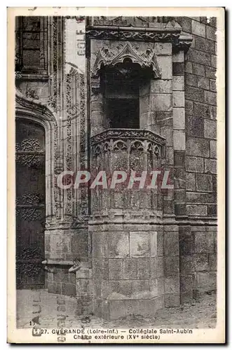 Cartes postales Guerande (Loire int) Colleglaie Saint Aubin Chaire exterieure