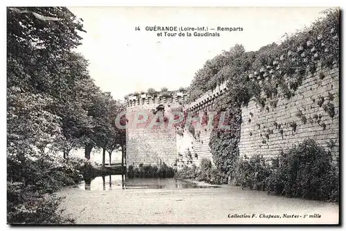 Ansichtskarte AK Guerande (Loire Inf) Remparts et Tour de la Gaudinals