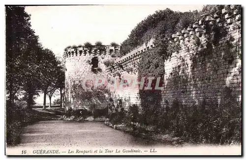 Cartes postales Guerande La Remparts et la Tour La Gaudinais