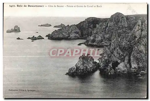 Ansichtskarte AKBaie de Douarnenez Cote de beuzee Pointe es Grotte de Castel et Roch