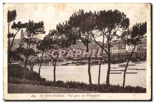 Cartes postales Douarnenez Vue prise des Plomarch