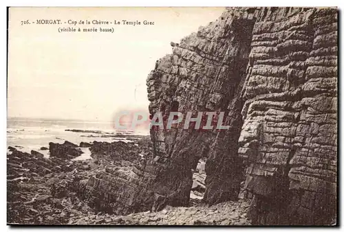 Ansichtskarte AK Morgat cap de la chevre le temple Grec (Visible a maree basse)