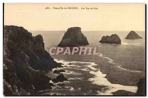 Cartes postales Presqu ile de Crozon les tas de Pois