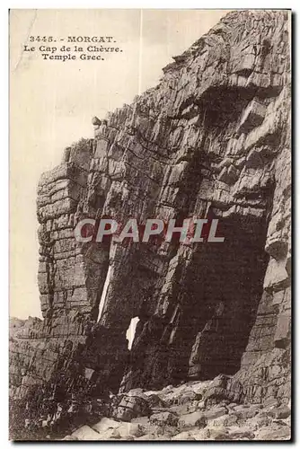 Cartes postales Morgat Le cap de la Chevre Temple Grec