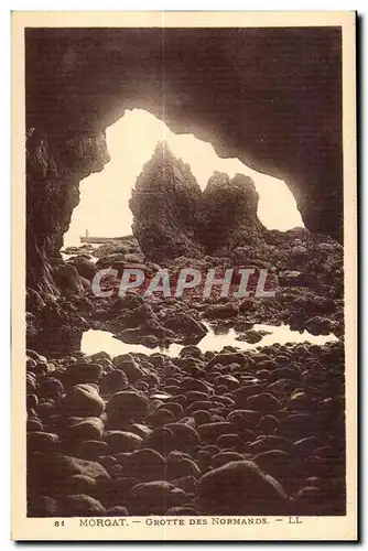 Cartes postales Morgat Grotte Des Normands