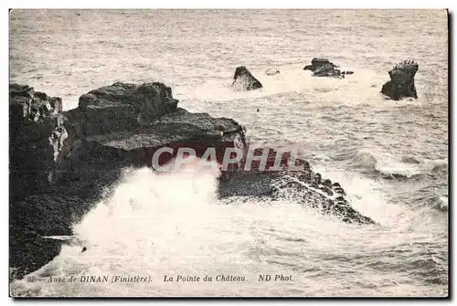 Ansichtskarte AK Anse de Dinan(Finistere) La Pointe du Chateau