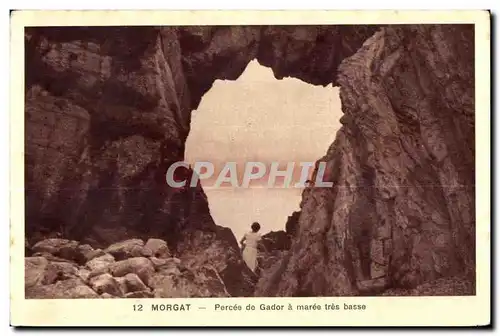 Cartes postales Morgat Percee de Gador a Maerr tres basse