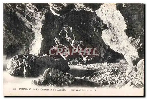 Cartes postales MorgatLa Cheminee Du Diable Vue Interieure