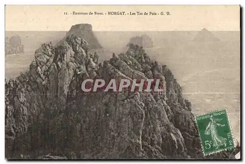 Cartes postales Morgat Environs de Brest Les Tas De Pois