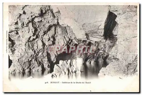 Cartes postales Morgat Intericue de la Grotte de L Auict