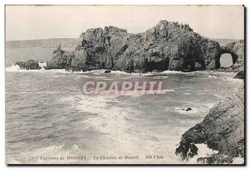 Cartes postales Morgat Environs de Morgat Le Chateau de Dinand